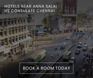 Hotels Near Anna Salai US Consulate Chennai  from Hanu Reddy Residences