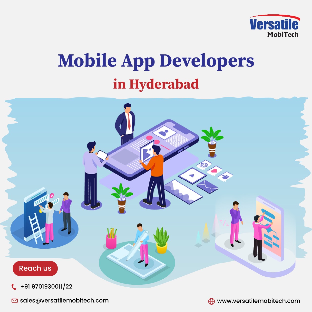 Best App Developers in Hyderabad | Versatile Mobitech
