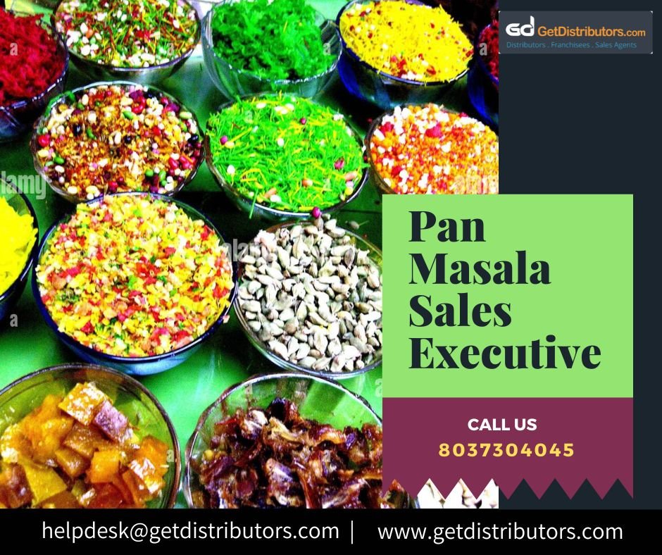 Wanted Pan Masala Sales Executive