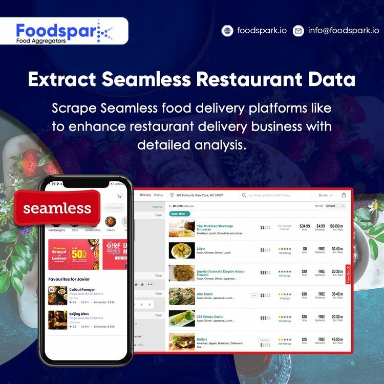 Seamless Restaurant Data Scraping | Scrape Seamless Restaurant Data