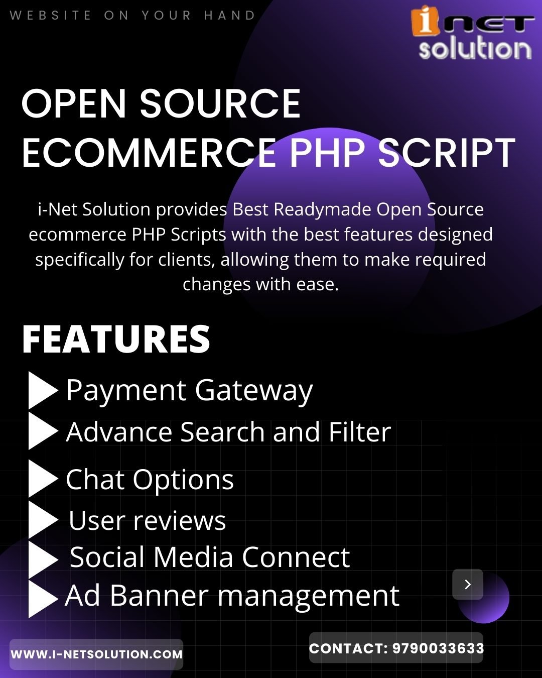 OpenSource eCommerce PHP script
